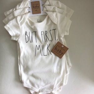 NWT!! Rae Dunn set of 3 Bodysuits